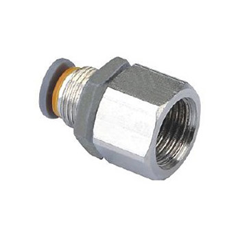 Plastic Female Bulkhead Straight