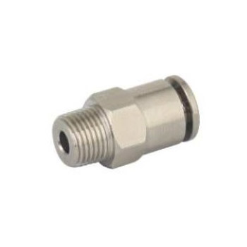 NB-PC Nickel Brass Male Straight